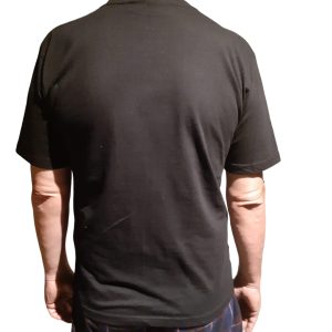 Mens Black Kudu with Sunglasses Cotton Short Sleeve Round Regular T-shirt