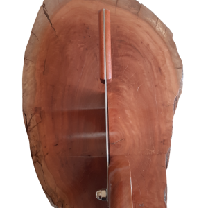 Handcrafted Biltong Cutter with Solid Red Iron Bark Wood Base