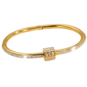 Gold Stainless Steel Bracelet (Valentine, Mother’s Day, Birthday, Anniversary, Gift for a Loved One or Yourself)