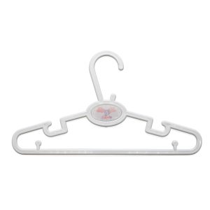 White Plastic Baby Hanger with Cute Animal Design – Because Even Your Baby’s Clothes Deserve a Good Time