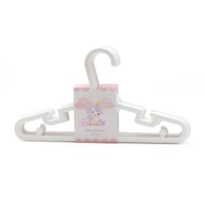 White Plastic Baby Hanger with Cute Animal Design – Because Even Your Baby’s Clothes Deserve a Good Time